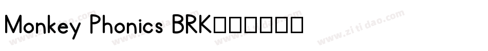 Monkey Phonics BRK字体转换